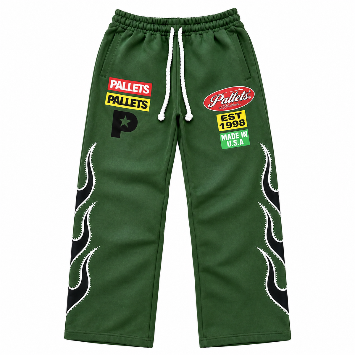 Pallets Flame Graphic Sweatpants
