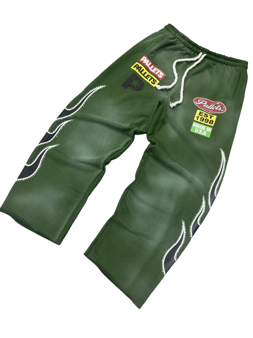 Green Pallets Pants