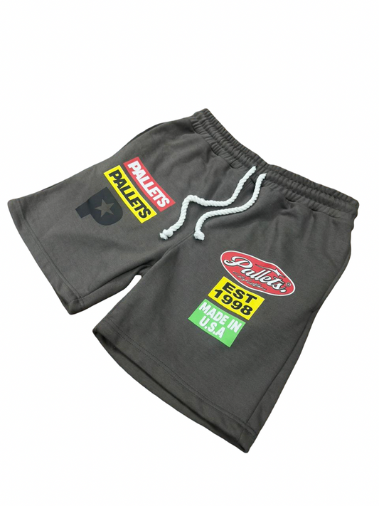 Grey Pallet Shorts