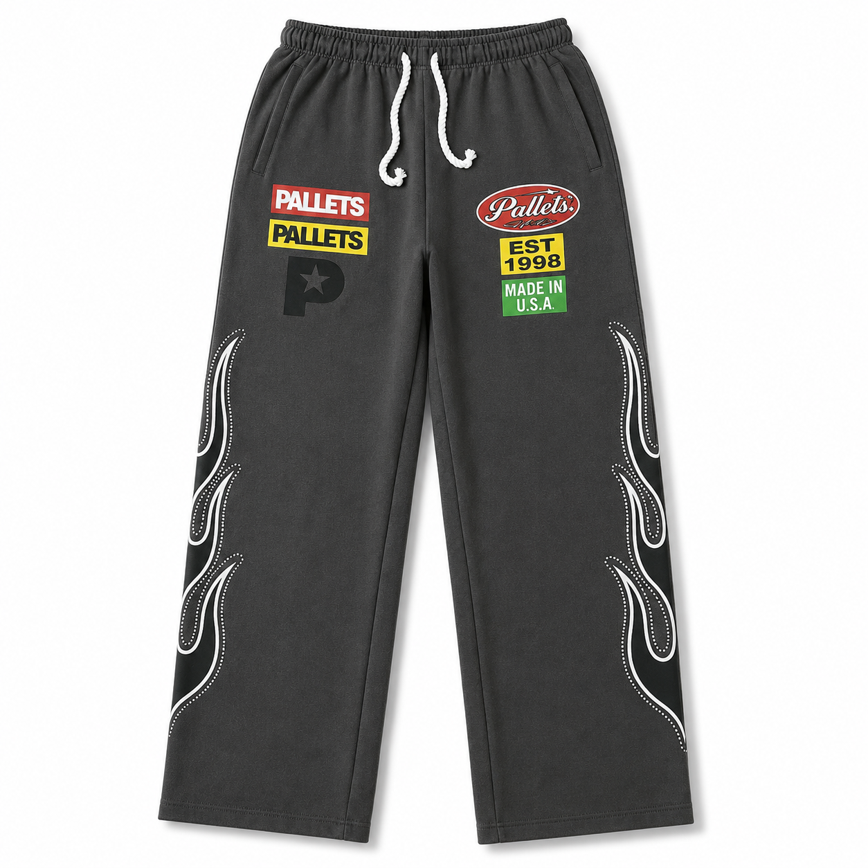 Pallets Flame Graphic Sweatpants